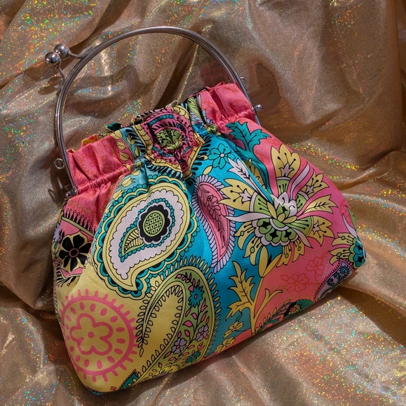 FORNASH Colorful Spring print Purse - Picture 2 of 14